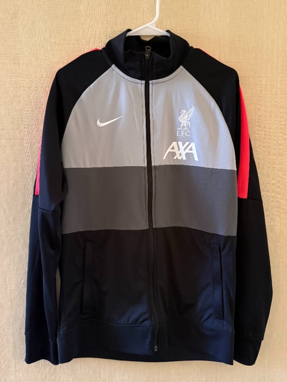 Men's Nike Black Liverpool I96 Anthem Raglan Full-Zip Track Jacket